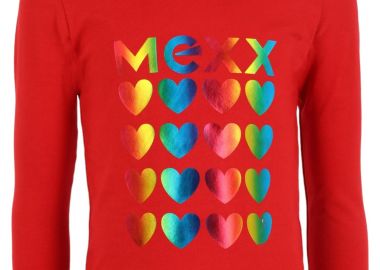 Μπλούζα Μακρυμάνικη Mexx Logo Carrier In Glitter ZN2105026G-Red Κορίτσι - Mexx - 