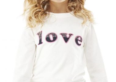 Μπλούζα Μακρυμάνικη Mexx Love ZN2149016G-Off white Κορίτσι - Mexx - 