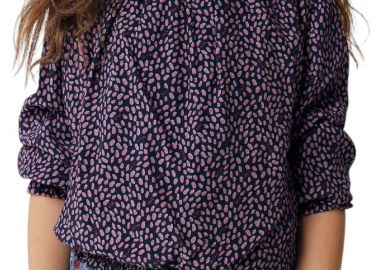 Μπλούζα Μακρυμάνικη Mexx Printed Blouse TU0404036G-NAVY Κορίτσι - Mexx - 