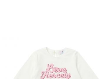 Μπλούζα Μακρυμάνικη Monnalisa Chiara Ferragni Love Fiercely Jer 518603 8205-0190 Κορίτσι - Monnalisa - 