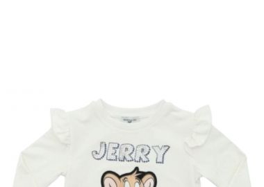 Μπλούζα Μακρυμάνικη Monnalisa Felpa Chiusa C-Gale 194630RK 4032-0001 Κορίτσι - Monnalisa - 