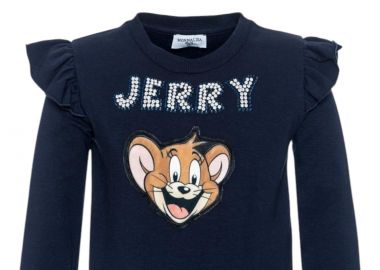 Μπλούζα Μακρυμάνικη Monnalisa Felpa Chiusa C-Gale 194630RK 4032-056S Κορίτσι - Monnalisa - 