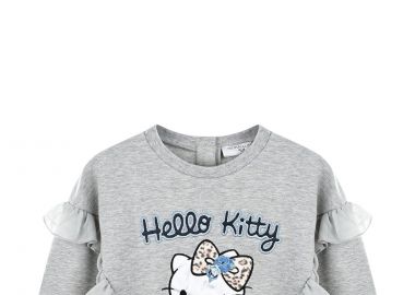 Μπλούζα Μακρυμάνικη Monnalisa Felpa Chiusa C-Rouches 394626RH 4001-3256 Κορίτσι - Monnalisa - 