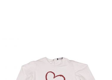 Μπλούζα Μακρυμάνικη Monnalisa St. Cuore Jersey 418615PO 8206-0001 Κορίτσι - Monnalisa - 