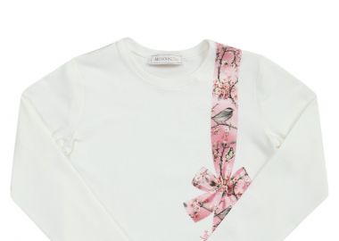 Μπλούζα Μακρυμάνικη Monnalisa St. Fiocco Jersey 118607SG 8201-0132 Κορίτσι - Monnalisa - 