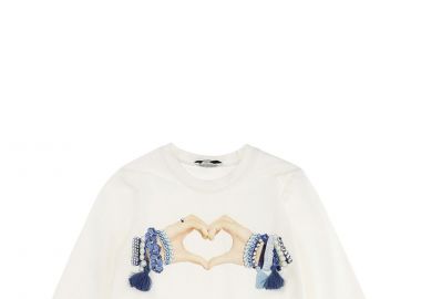 Μπλούζα Μακρυμάνικη Monnalisa St. Love 176602SK 6000-0156 Κορίτσι - Monnalisa - 