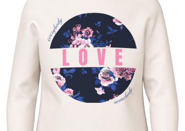 Μπλούζα Μακρυμάνικη Name It Nkfvix 13220263-Jet Stream Κορίτσι - Name It - 