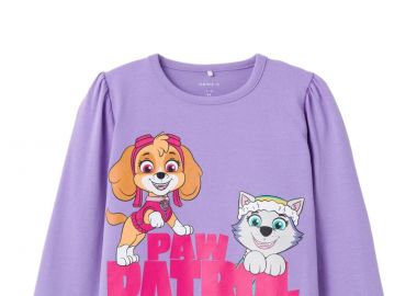 Μπλούζα Μακρυμάνικη Name It Nmfjumina Pawpatrol 13222599-Sand Verbena Κορίτσι - Name It - 