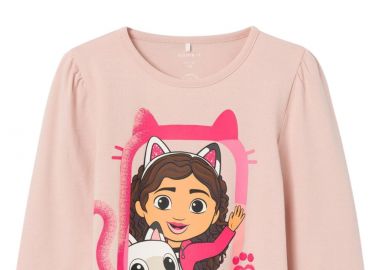 Μπλούζα Μακρυμάνικη Name It Nmfnessie Gabby Vde 13225894-Sepia Rose Κορίτσι - Name It - 