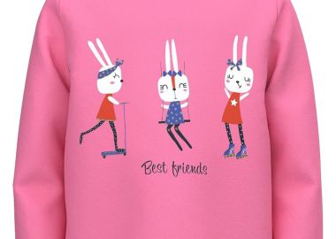 Μπλούζα Μακρυμάνικη Name It Vix 13220302-Pink Cosmos Κορίτσι - Name It - 