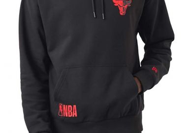 Μπλούζα Μακρυμάνικη New Era Half Logo Oversized Hoody Chicago Bulls 60284623-001 Ανδρικό - New Era - 
