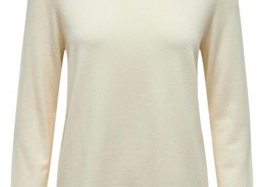 Μπλούζα Μακρυμάνικη Only Onlibi Long Higlow 15311012-Whitecacp Grey - Melange Γυναικείο - Only - 