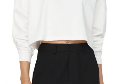 Μπλούζα Μακρυμάνικη Only Onlrhine Bling O-Neck 15304120-Cloud Dancer Γυναικείο - Only - 