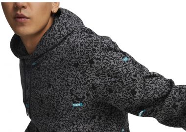 Μπλούζα Μακρυμάνικη Puma Brand Love AOP Hoodie TR 535634-01 Ανδρικό - Puma - 