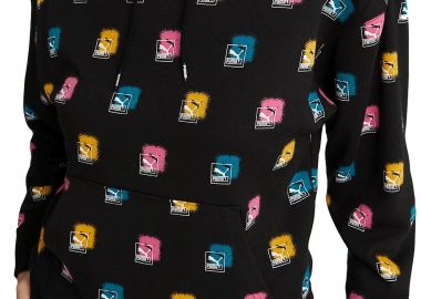 Μπλούζα Μακρυμάνικη Puma Brand Love AOP Hoodie TR 535707-01 Γυναικείο - Puma - 