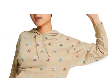 Μπλούζα Μακρυμάνικη Puma Brand Love AOP Hoodie TR 535707-67 Γυναικείο - Puma - 