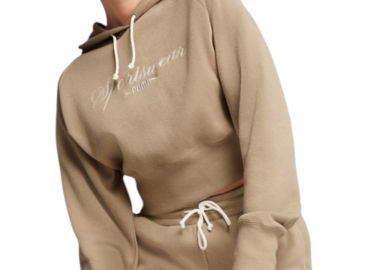 Μπλούζα Μακρυμάνικη Puma Classics+ Relaxed Cropped Hoodie 626559-67 Γυναικείο - Puma - 