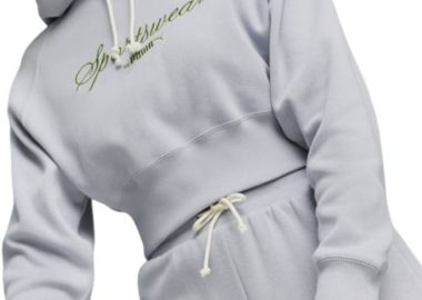 Μπλούζα Μακρυμάνικη Puma Classics + Relaxed Cropped Hoodie 624273-63 Γυναικείο - Puma - 