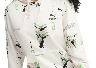 Μπλούζα Μακρυμάνικη Puma Classics Brand Love AOP Hoodie TR 621385-65 Γυναικείο - Puma - 