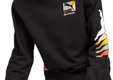 Μπλούζα Μακρυμάνικη Puma Classics Brand Love Crew TR 621344-01 Ανδρικό - Puma - 