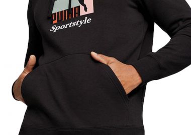 Μπλούζα Μακρυμάνικη Puma Classics Brand Love Hoodie FL 621341-01 Ανδρικό - Puma - 
