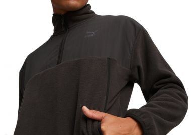 Μπλούζα Μακρυμάνικη Puma Classics Utility Polar Fleece Half-Zip 621349-01 Ανδρικό - Puma - 