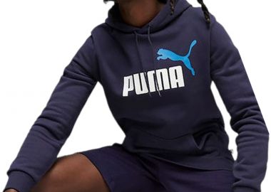 Μπλούζα Μακρυμάνικη Puma Ess+ 2 Col Big Logo Hoodie FL 586764-07 Ανδρικό - Puma - 