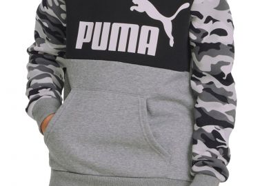 Μπλούζα Μακρυμάνικη Puma ESS+ Camo Hoodie 847343-01 Αγόρι - Puma - 