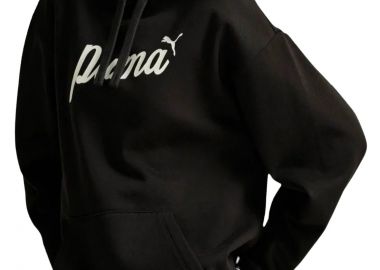 Μπλούζα Μακρυμάνικη Puma Ess+ Script Hoodie 681534-01 Γυναικείο - Puma - 