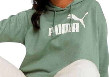 Μπλούζα Μακρυμάνικη Puma Ess Cropped Logo Hoodie Fl 586869-48 Γυναικείο - Puma - 
