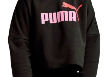 Μπλούζα Μακρυμάνικη Puma Ess Logo Cropped Hoodie 671134-01 Κορίτσι - Puma - 