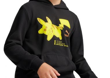 Μπλούζα Μακρυμάνικη Puma Pokemon Hoodie 536431-01 Unisex Παιδικό - Puma - 