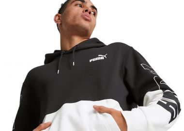 Μπλούζα Μακρυμάνικη Puma Power Colorblock Hoodie FL 675910-01 Ανδρικό - Puma - 