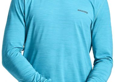 Μπλούζα Μακρυμάνικη Saucony Boulder Baselayer SAM800309-TQH Ανδρικό - Saucony - 