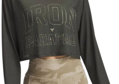 Μπλούζα Μακρυμάνικη Under Armour Pjt Rck IP LS 1389709-310 Γυναικείο - Under Armour - 