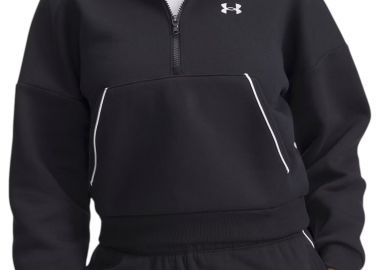 Μπλούζα Μακρυμάνικη Under Armour Rival Fleece Piped HZ Hoodie 6003707-005 Γυναικείο - Under Armour - 