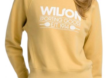 Μπλούζα Μακρυμάνικη Wilson Sideline Crew Golden WW00136511YEC-GOLDEN Γυναικείο - Wilson - 