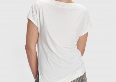 Μπλούζα με κόμπο στο πλάι - 5206634959669 -  - 