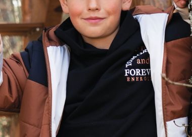 Μπλούζα με κουκούλα - ΜΑΥΡΟ 13-125011-5 - energiers - 