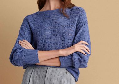 Μπλούζα με λεπτή πλέξη - 5206634964014 -  - 