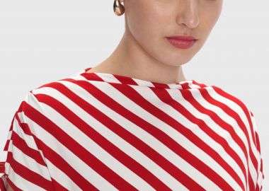 Μπλούζα με ριγέ μοτίβο - 5206634959706 -  - 