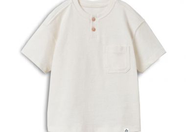 Μπλούζα με τσέπη για αγόρι - Εκρού 13-225021-5 - energiers - 