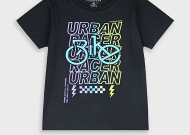 Μπλούζα με τύπωμα για αγόρι - ΜΑΥΡΟ 12-225134-5 - energiers - 