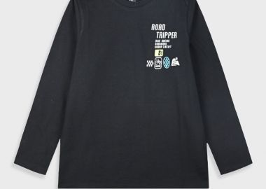 Μπλούζα με τύπωμα για αγόρι - ΜΑΥΡΟ 13-225013-5 - energiers - 