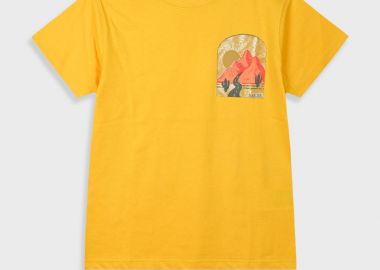 Μπλούζα με τύπωμα για αγόρι - ΜΟΥΣΤΑΡΔΙ 13-225044-5 - energiers - 