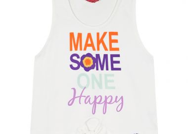 Μπλούζα με τύπωμα για κορίτσι - Εκρού 16-225238-5 - 16-225238-5-6-etwn-ekroy - energiers - 