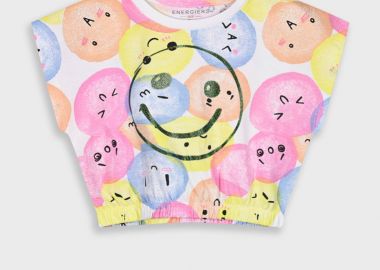 Μπλούζα με τύπωμα για κορίτσι - ΕΜΠΡΙΜΕ 15-225328-5 - energiers - 