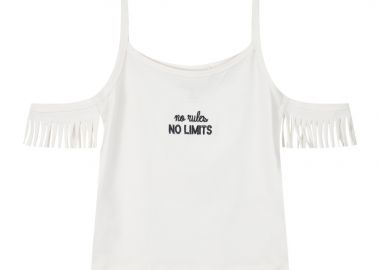 Μπλούζα με τύπωμα για κορίτσι - ΚΡΕΜ 16-225239-5 - energiers - 