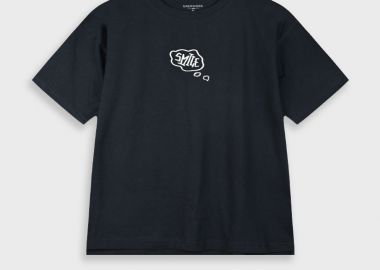 Μπλούζα με τύπωμα για κορίτσι - ΜΑΥΡΟ 16-225211-5 - energiers - 