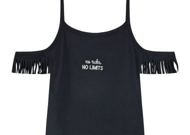 Μπλούζα με τύπωμα για κορίτσι - ΜΑΥΡΟ 16-225239-5 - energiers - 